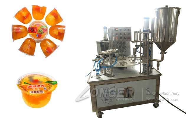jelly cup filling and sealing machine