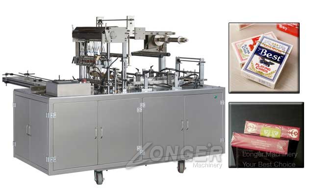 cards cellophane overwrapping machine